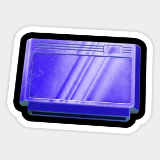 Retro Cartridge Blue Sticker